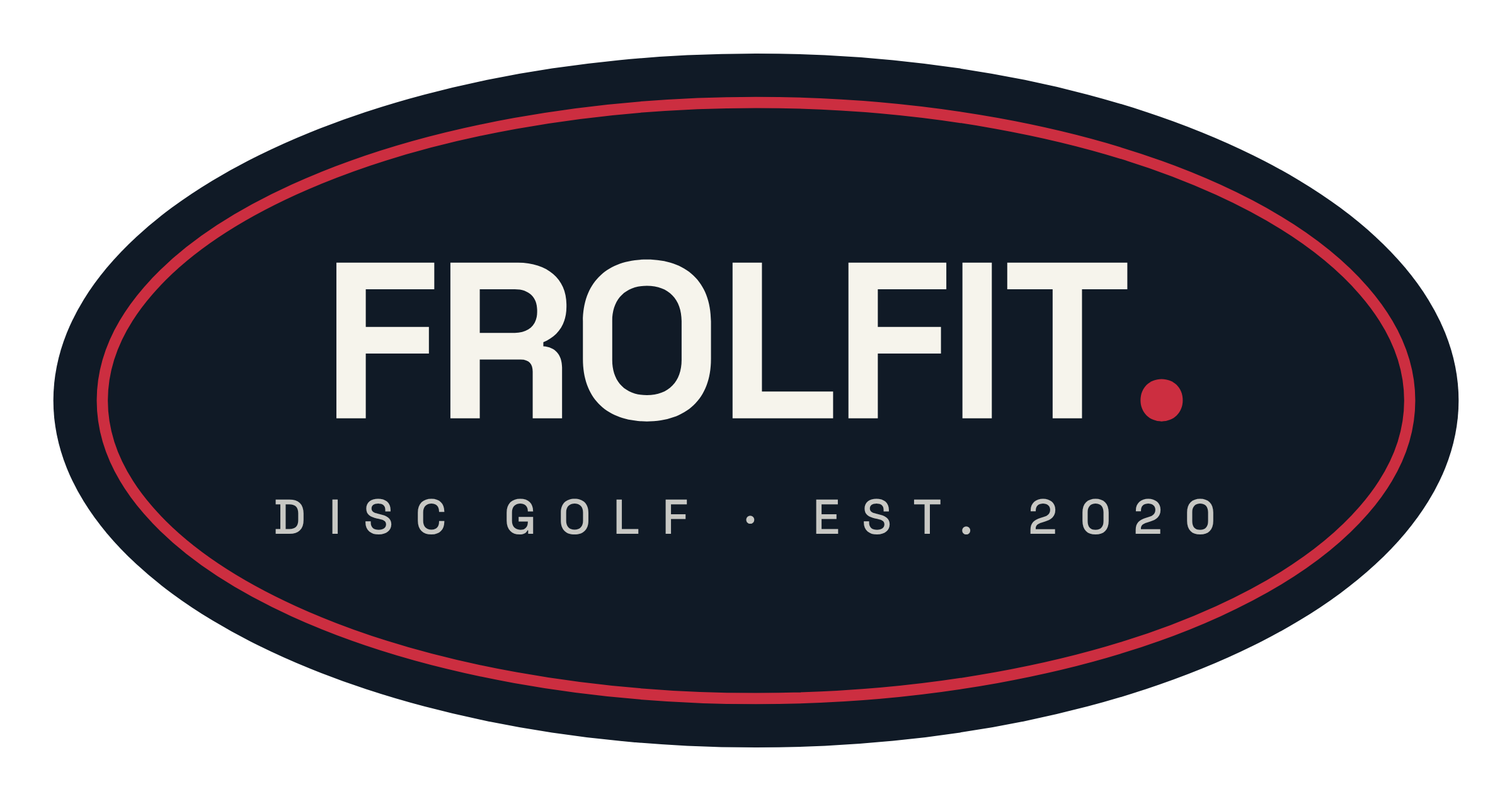 Oval Wordmark sticker
